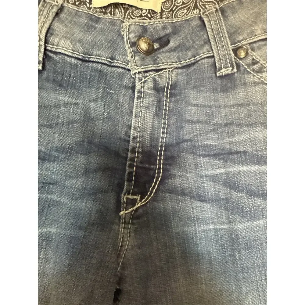 Ariat Real Denim Bootcut Women's Jeans Mid Rise Blue Wash Size 33R Western Style - Picture 9 of 13